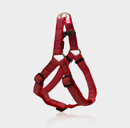 Pet Interest Dog Harness A Check Red 